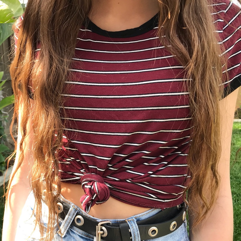 striped tee